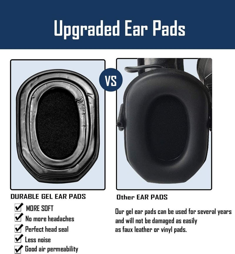PROHEAR GEP03 2-Pack Gel Ear Pads for Walker’s Razor Earmuffs, Soft Replacement Ear Cups with Sealed Bottom for Noise Isolation - Image 4